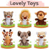 6 Pieces Jungle Stuffed Animal Forest Plush Lion Elephant Tiger Giraffe Plush Toy for Party Animal Themed (6zhidongwu)...