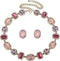 Colorful Crystal Beads Choker Chunky Necklace for Women Girls Sparkle Jewelry Prom Wedding Special Events...
