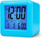 Plumeet Digital Alarm Clock Kids with Snooze and Nightlight - Easy Setting Silicone Clock Display Time, Date - Loud for Bedroom - Battery Powered ...