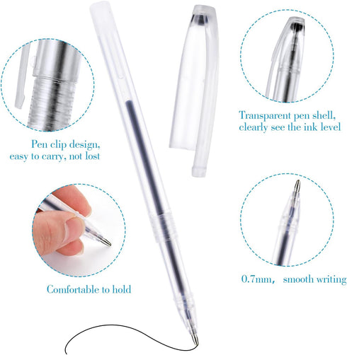 Bewudy Heat Erasable Fabric Marking Pens, 4 Colors Heat Erasable Pens with 20 Refills, Fabric Pens for Quilting Sewing, Dressmaking, Fabrics, Tail...