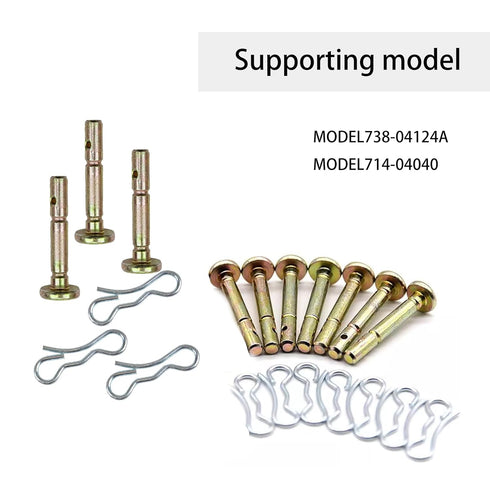 20 PCS Shear Pins,Cotters Pins for Snowblower,Replace 738-04124A 714-04040 Cotter Pins Fit for MTD Snowblower,fits MTD Craftsman Cub Cadet Troy Bi...