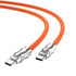 USB C to USB C Silicone Cable 6.6FT, Ultra Flexible & Soft USB Type C 100W Fast Charging Cable, Geek Industrial PD Data Transfer Cable for Phones,...