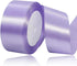 Light Purple Ribbon 1-1/2 Inch x 25 Yards, Satin Ribbon Solid Color Fabric Ribbon for handicrafts, Wreaths, Wedding Party, Christmas, Hair Bows, F...