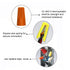 Eagles 100Pcs Twist on Wire Connectors - Orange #18 - #16 AWG Wire Cap Bulk with Spring Inserted, Easy Screw on Electrical Caps...