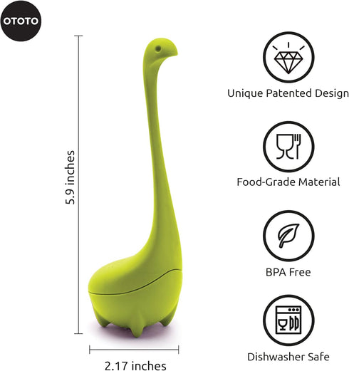 OTOTO Cute Tea Infuser - Loose Leaf Tea Steeper, Tea Accessories, Tea Diffusers for Loose Leaf Tea, Tea Strainers, Cute Gifts, Tea Gift Set, Kitch...