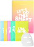 I DEW CARE Sheet Mask Pack - Let's Do This Sheet | 5-Day Skin Makeover with Vitamin B3, Olive Extract, Chamomile, (5 ea)...