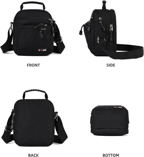 KL928 Men's Messenger Bag - Crossbody Shoulder Bags Travel Bag Man Purse Casual Sling Pack for Work Business...