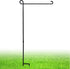 Garden Flag Stand, Thickened Pole Sturdy Straight Premium Metal Yard Flag Holder Weather-Proof Flagpole Seasonal Garden Flag, Christmas Garden Fla...