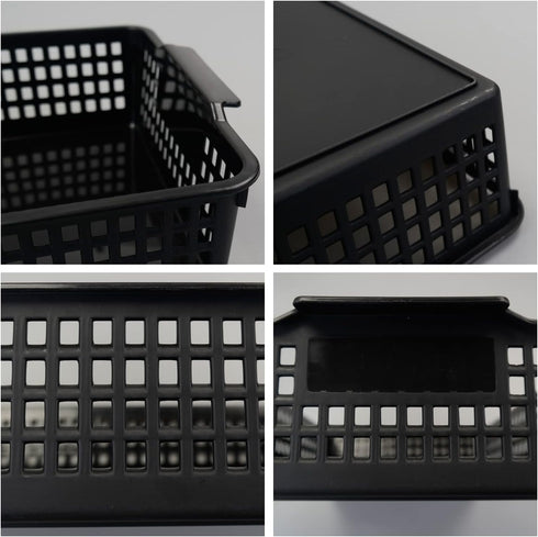A4 Plastic Storage Basket Tray, Classroom Paper Baskets, 6 Packs...