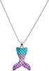 Mermaid Tail Teen Girls Pendant Necklace...