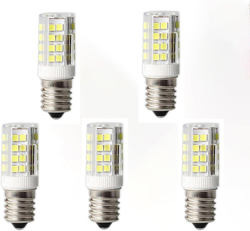 E14 LED Light Bulb Daylight White 6000K 120V,E14 European Base for Cooker Hood Bulbs,Range Hood Light Bulbs,Refrigerator Bulb,Turkish Moroccan Bul...
