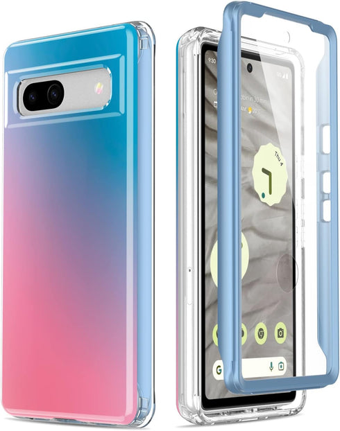 Esdot for Google Pixel 7A Case with Built-in Screen Protector,Military Grade Rugged Cover with Fashion Cute Designs for Women Girls,Protective Pho...