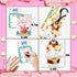 24PCS Small Stuffed Animals Plush Toys Set, Little Mini Animal Plush Toy Animals Keychain for Kids Easter Eggs Filler, Classroom School Exchange P...
