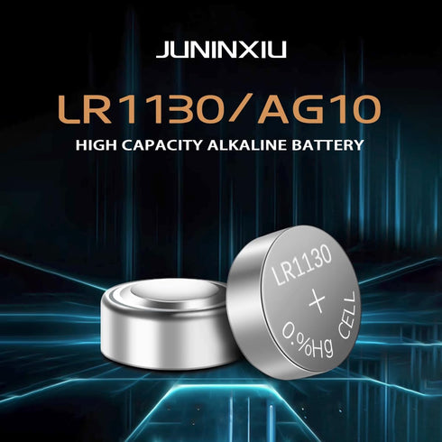 LR1130 Batteries L1131F Battery AG10 Battery 189 389 LR54 V10GA Battery Alkaline 1.5V Button Coin Cell Batteries (10pcs...