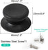 uxcell 2pcs Lid Knobs Pans Pots Cover Grip Lids Replacement Heat Resistance Plastic Knob Handle for Kitchen Bakeware Assessories Cover Black Great...