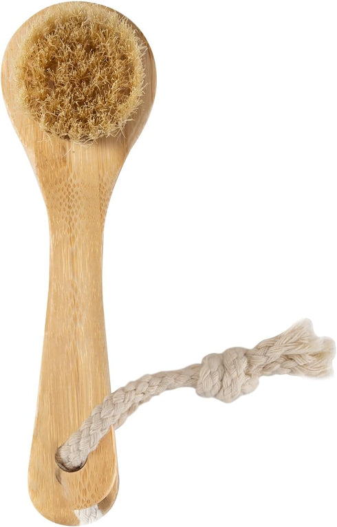 Face Dry Brush Blood Circulation, Dry Body Brush for Dry Skin,Remove facial keratin and blackheads?Wet and Dry Brush Suitable for All Kinds of Ski...