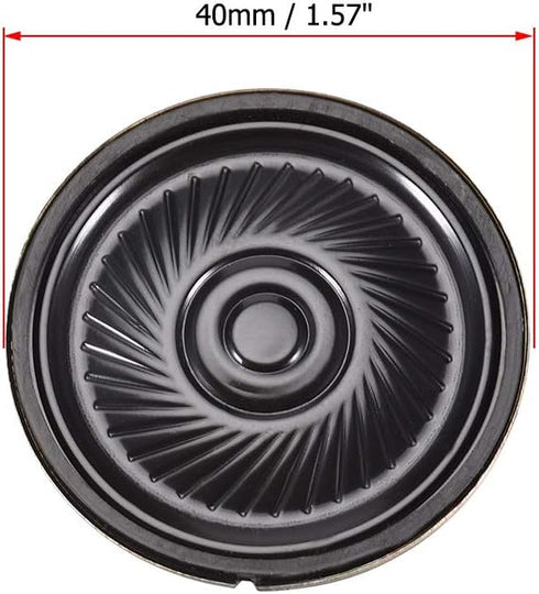 uxcell 0.5W 32 Ohm Micro Internal Speaker Magnet Loudspeaker 40mm Dia 4pcs...