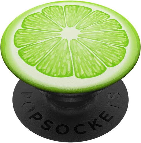 Cute Green Lime Fruit Summer Time PopSockets PopGrip: Swappable Grip for Phones & Tablets PopSockets Adhesive PopGrip...