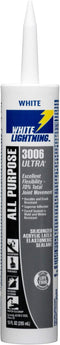 White Lightning W11000010 3006 Ultra All Purpose Elastomeric Sealant, 10 OZ...