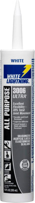 White Lightning W11000010 3006 Ultra All Purpose Elastomeric Sealant, 10 OZ...