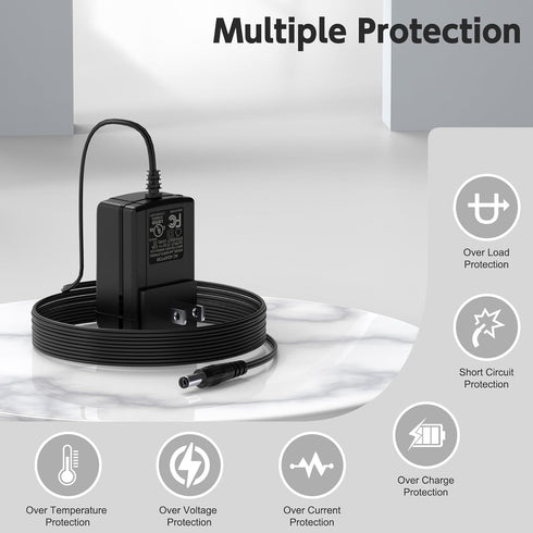 27V Massage Gun Charger for Sharper Image 1013983 1013985 1011666 1013002 1014392 2313786 2316222 Powerboost Deep Tissue Cordless Massage Gun Powe...