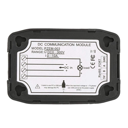 PZEM-003 DC Voltage, Current, Power Consumption, Power Meter, Power Analyzer, DC AMP Meter, Power Meter Communication Module (PZEM-003 + USB to 48...