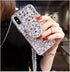 Aikukiki Case for Galaxy A25 5G,Galaxy A25 5G Case,Diamond Kickstand 3D Handmade Bling Diamond Glitter Girls Women with Strap Rope Protect Phone C...