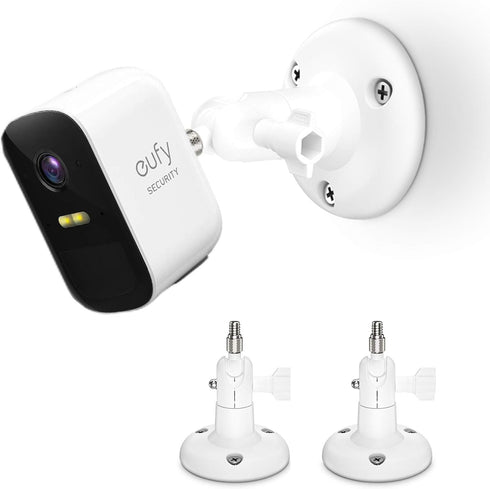Adjustment Wall Mount Holder Compatible with Eufycam 2c,Eufycam 2,Eufycam E and Other Eufycams Compatible Models?1/4" Screw Eufycam Wall Mounts (2...