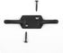 Renovators Supply Manufacturing Cleat Hooks 4 in. Black Wrought Iron Cord Rope Holder for Window Blinds or Flagpoles with Screws...