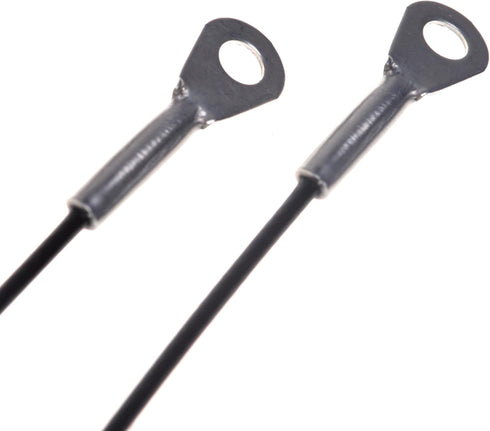 Cosmos 2 PCS 12 Inch Black Color Stainless Steel Tether Lanyard Wire Coated in Soft Plastic compatible with Gopro Hero4 and All Previous Gopro Edi...