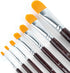 Transon 7pcs Artist Filbert Paintbrush Set for Acrylic Watercolor Gouache Oil and Body Painting...