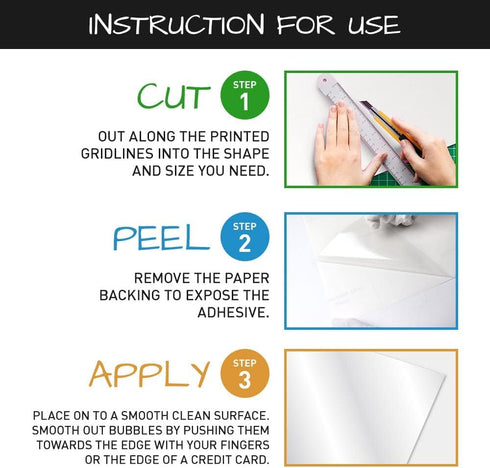 Clear Adhesive Sheets Roll on Wall 18 x 78Inch (6.5 Ft), Includes 3 Dry Erase Markers, Bulletin Board Paper, Clear Adhesive Vinyl Sheets, Transpar...