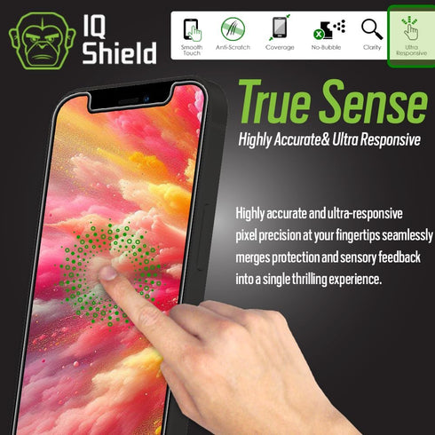 IQShield Screen Protector Compatible with Apple iPhone 13 (6.1inch, 2-Pack) Anti-Bubble Clear TPU Film...