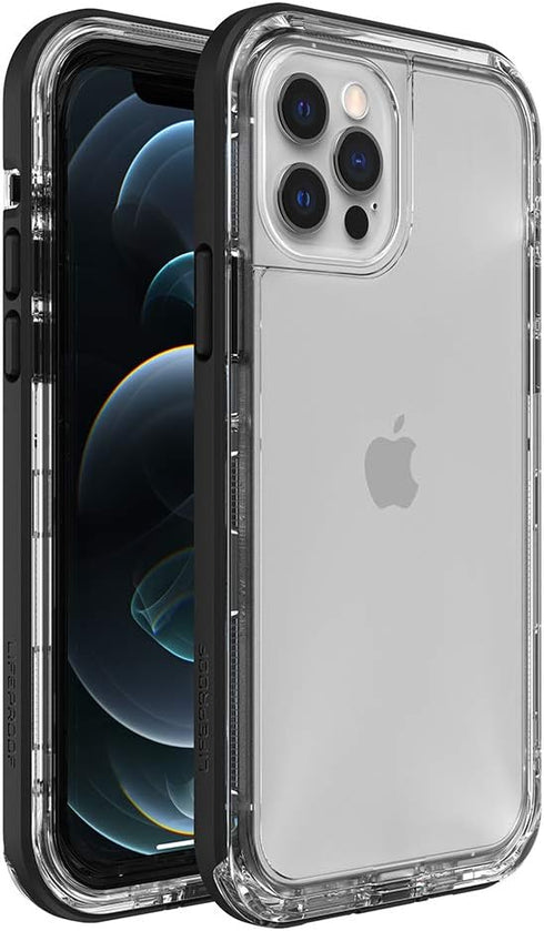 LifeProof NEXT SERIES Case for iPhone 12 & iPhone 12 Pro - BLACK CRYSTAL (CLEAR/BLACK)...