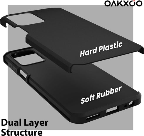 oakxco Slim Protective Case for Motorola Moto G 5G 2023, Military-Grade Soft Silicone Rubber & Hard Plastic, Heavy Duty Shockproof Bumper Dual Lay...