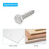 uxcell Hex Head Lag Screws Bolts, 30pcs 1/4" x 1-1/4" 304 Stainless Steel Partial Thread Wood Screws...