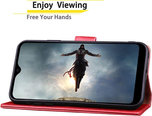 SUANPOT for Samsung Galaxy A42 5G with RFID Blocking Leather Wallet case Credit Card Holder, Flip Folio Book Phone case Shockproof Cover for Women...