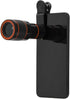 Telephoto Cell Phone Camera Lens 12X Telescopic Lens, Universal Clip On Telescopic Focusing Cell Phone Camera Lens for Mobile Phone Tablet, Cell P...
