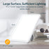 Light Therapy Lamp, Sun Lamp with 10000 Lux LED UV-Free, Seasonal Light for Happy Mood with 9 Adjustable Brightness & Timer, Wall Mountable, Flexi...