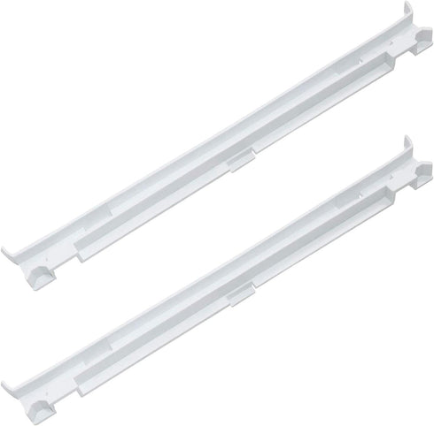 Romalon 2-Pack 2223320 Track Refrigerator Crisper Drawer Slide Rail Fit for Whirl-Pool Refrigerator Pan Slide Replace Number 1016208, AH869557, EA869557, PS869557 - a Set of Rails