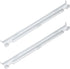 Romalon 2-Pack 2223320 Track Refrigerator Crisper Drawer Slide Rail Fit for Whirl-Pool Refrigerator Pan Slide Replace Number 1016208, AH869557, EA869557, PS869557 - a Set of Rails