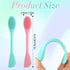 2PCS Manual Facial Cleansing Brush, Silicone Facial Mask Applicator 2 in 1 Face Mask Brush Face Scrubber Tool for Exfoliating Massaging Makeup Ski...