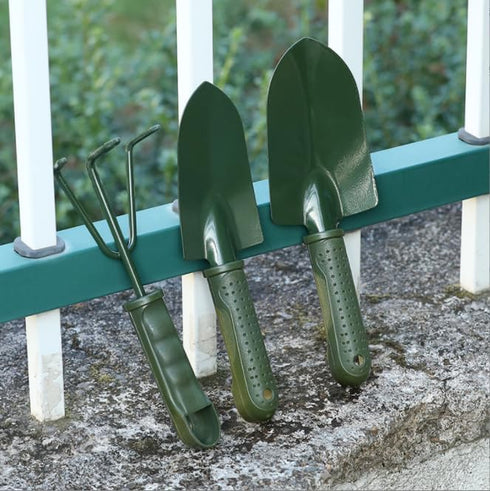 3 Pieces Small Gardening Hand Shovel Garden Trowel Transplanter Lightweight Comfortable Ergonomic Handle Gardening Tool Set Potted Plants Handle G...