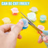 120 Paint Pots with Lids, 5ml/0.17oz Large Empty Paint Pots with Lids, Easy Open Acrylic Paint Container Paint Strips for Kids Classroom School Pa...
