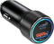 USB Car Charger Adapter, Bangfun 36W/12V USB C Car Charger Dual Port QC&PD3.0 Fast Charging Cigarette Lighter USB Charger Plug for iPhone 15 14 13...