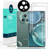 Ibywind Screen Protector for Honor Magic 5 Pro 5G(6.81") 2 Pack+1 Pack Camera Len Protector+1 Back Film,Flexible TPU Film,HD Clear,Case Friendly,B...