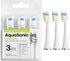 AquaSonic Proflex Replacement Brush Heads | for Whiter Teeth & Gum Care | Compatible with Many AquaSonic Toothbrush Handles (3 Pack White)...