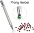 4 Prongs Diamond Grabber Tool, Stainless Steel Piercing Ball Grabber Tool, Prong Tweezer Catcher, Pick up Tool for Jewelry Beads Gems Small Parts...