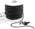 Tiparts 30FT Black Stainless Steel Ball Bead Chains with 20 Pcs Matching Connectors(1 Roll 2.4mm Ball Chains + 20 Connectors)...