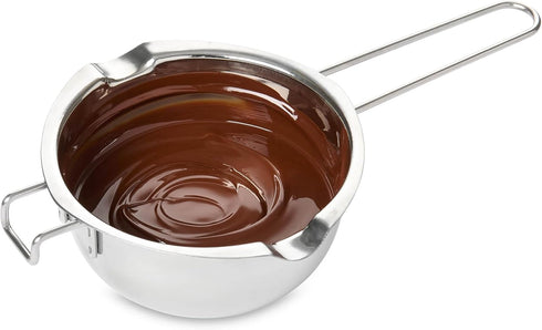 Mrs. Anderson’s Baking Chocolate Melting Pot with Pour Spouts, Heavyweight Stainless Steel, 2.5-Cup Capacity...